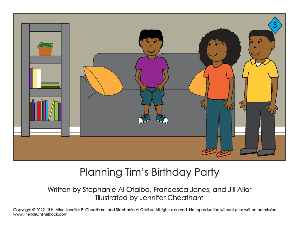 Planning Tim's Birthday Party: Level 5