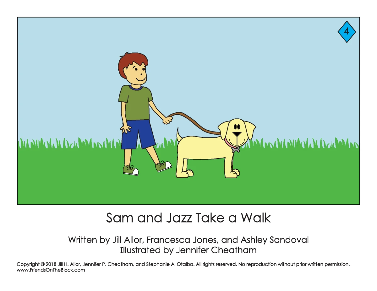 Sam and Jazz Take a Walk: Level 4