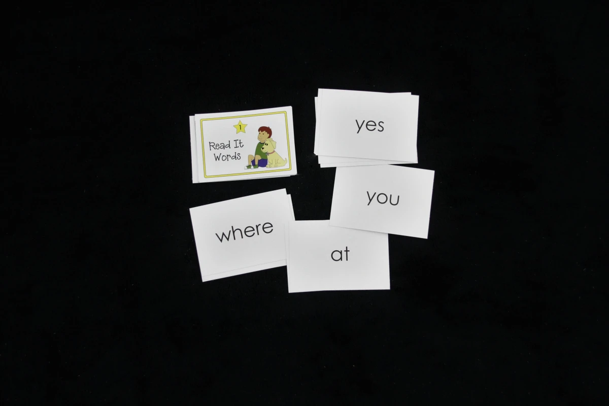 Target Word Flashcards: Levels 1-3