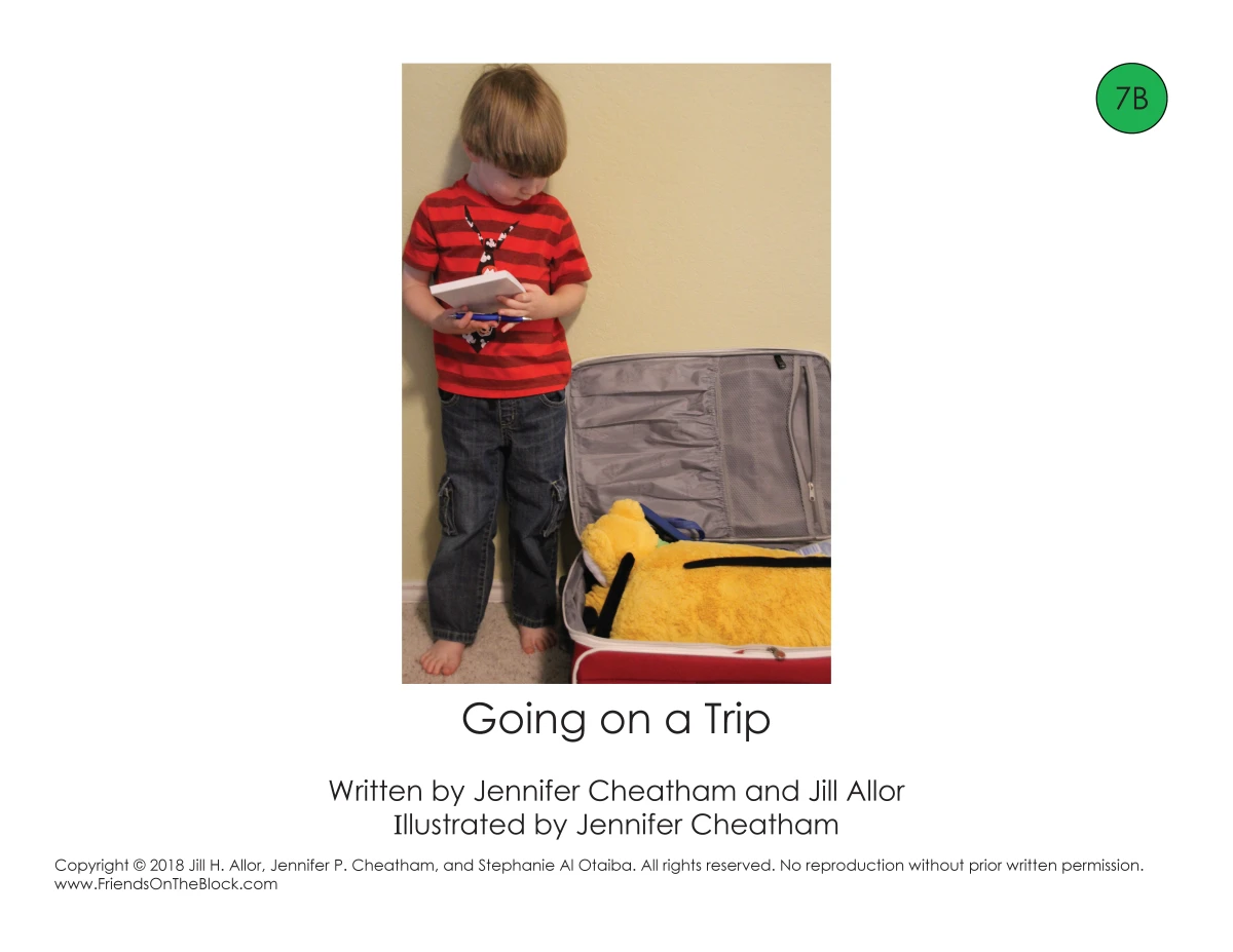 Going on a Trip: Level 7B