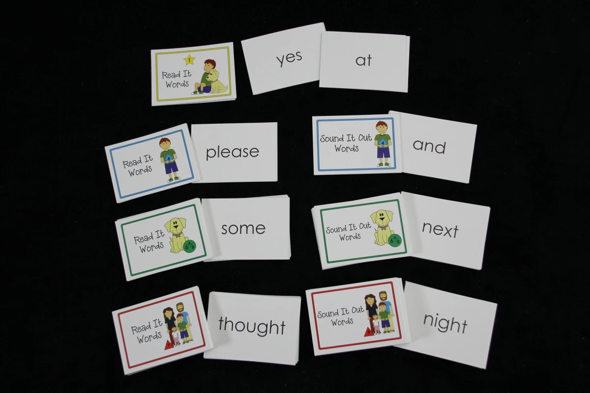 Target Word Flashcards: All Levels